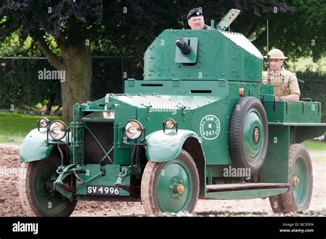 Rolls Royce World War One Armoured Car Silver Ghost Stock Photo