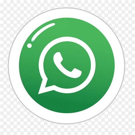 Whatsapp Logo In A Circle Social Media Icon Png Similar Png
