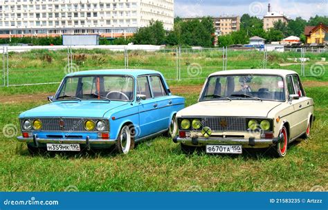 Soviet Cars Editorial Image Image Of Meadow Exhibit 21583235