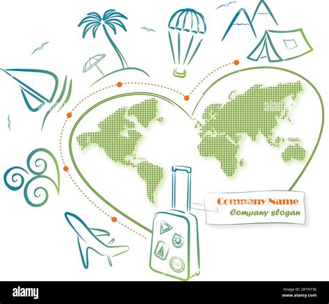 Travel Around The World Vector Illustration Stock Vector Image And Art