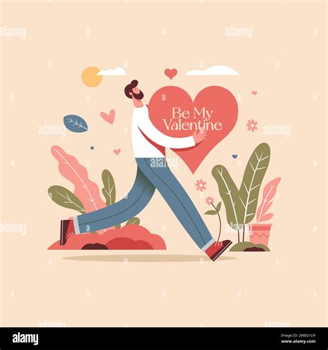 Capture The Essence Of Love With This Charming Vector Illustration