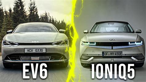 2022 Kia Ev6 Vs Hyundai Ioniq 5 Comparison Video Youtube