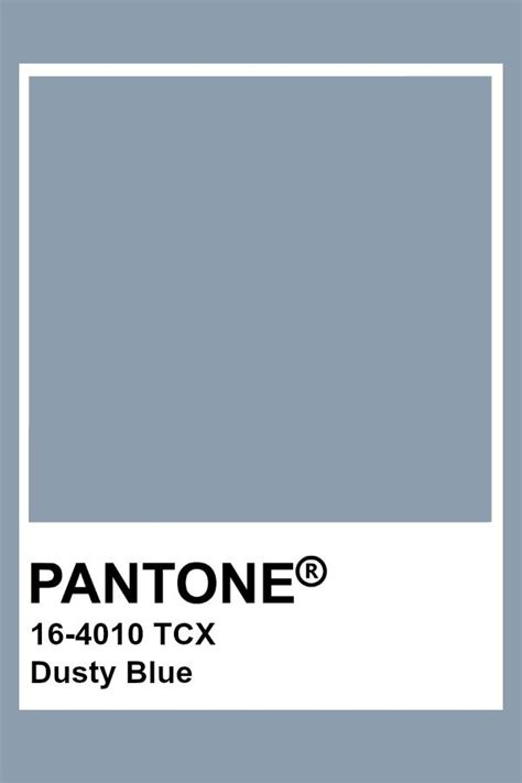 The Pantone Color Is Shown In White And Blue With An Open Rectangle On Top