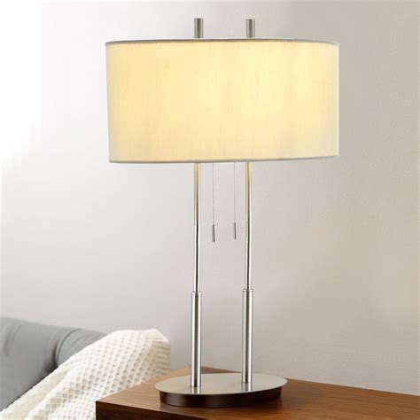 Modern Oval Table Lamp With Oval Lamp Shade 4015 22 Destination
