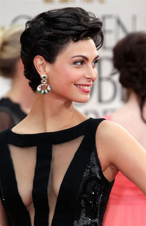 Morena Baccarin Celebs Short Curly Hairstyles For Women Short Hair