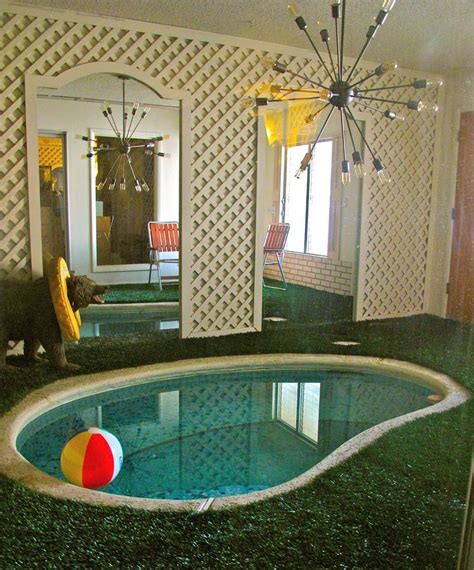 50 Amazing Indoor Pool Ideas For A Delightful Dip Retro Interior