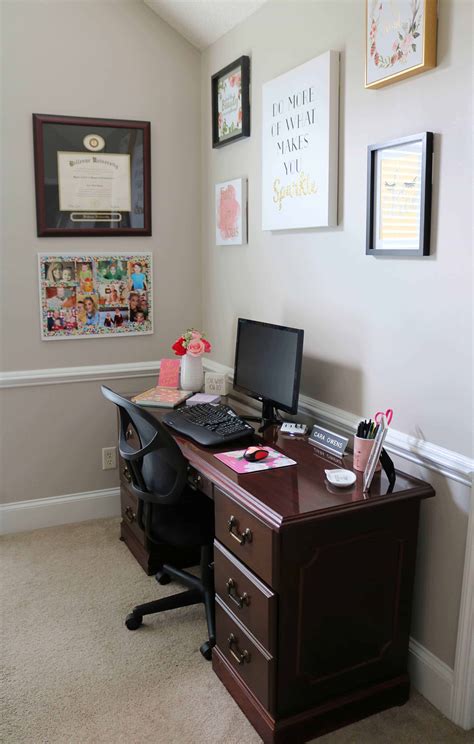 Tips For Decorating A Home Office My Home Office Reveal Kindly Unspoken