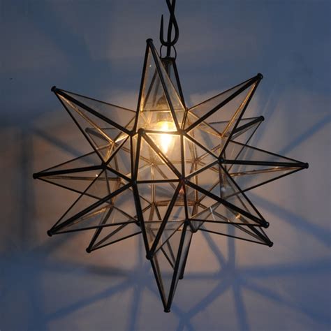 Globe pendant lights are a style of hanging light that encloses a lightbulb within an elegant sphere, often—but not always—made of glass. Glass Moravian Star Light - Large - QuintanaRoo ...