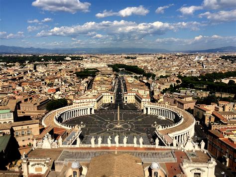 View Of Rome From The Vatican Image Free Stock Photo Public Domain
