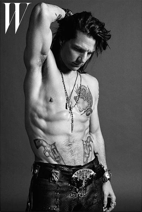 Tom Cruise As Stacee Jaxx In The Rock Of Ages Yes Please Abbey Lee Kershaw Mario Sorrenti