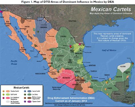 Mexican Cartel Map 2020