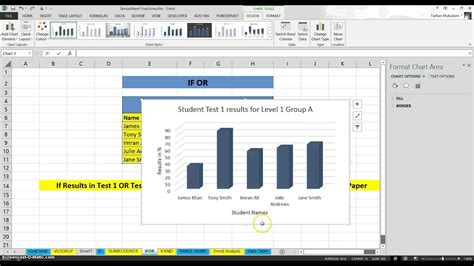 Column Bar Chart In Ms Excel 2013 Youtube