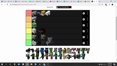 Edit the label text in each row. Minecraft Mob Tier List - YouTube