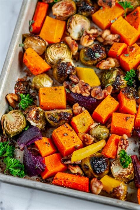 Autumn Harvest Roasted Vegetables Aberdeens Kitchen