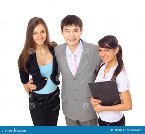 Three Businessmen In The Office Stock Photo Image Of Background