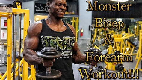 Monster Bicep And Forearm Workout Youtube