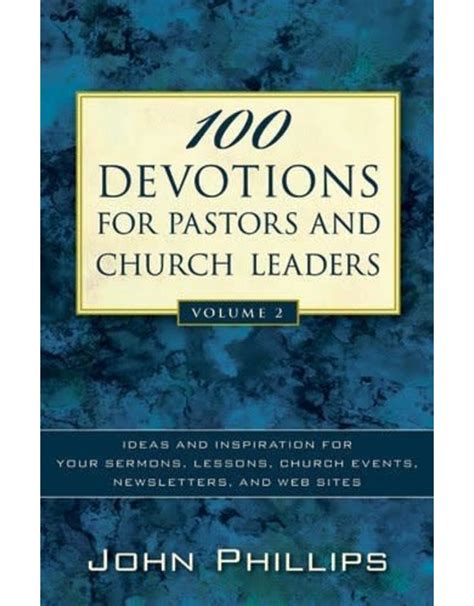 100 Devotions For Pastors And Church Leaders Vol 2 Crown Bookshop