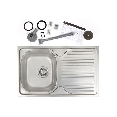 Practa Sink Universal Single Bowl With Drainer Bunnings New Zealand