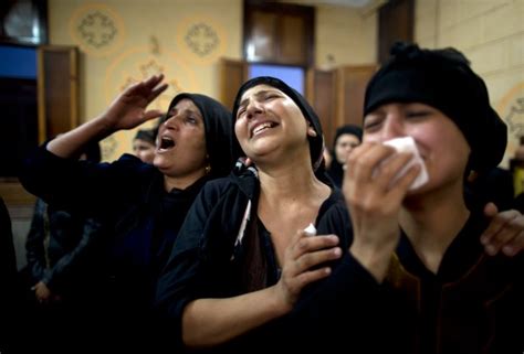 Photos Funerals For Coptic Christians Killed In Attack In Egypt