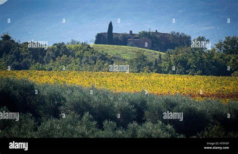 View Of The Val Dorcias Amazing Landscape Stock Photo Alamy