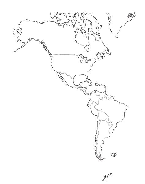 Latinoamerica Mapa Para Colorear Lujo Croquis Del Mapa De America