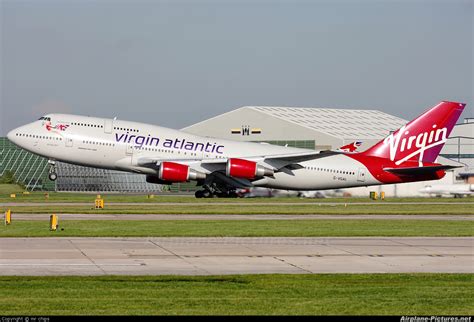 G Vgal Virgin Atlantic Boeing 747 400 At Manchester Photo Id 106791