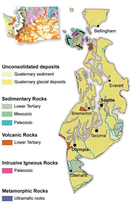 Puget Sound And Coastal Geology Wa Dnr Puget Sound Puget Geology