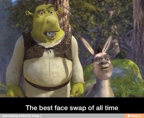 Face Swaps On Twitter Shrek Animated Movies Funny Movies