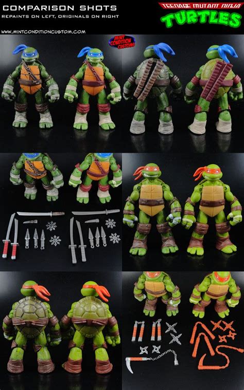 Guy Paints Tmnt Action Figures To Look Less Crappy Tmnt Ninja Turtles Turtle