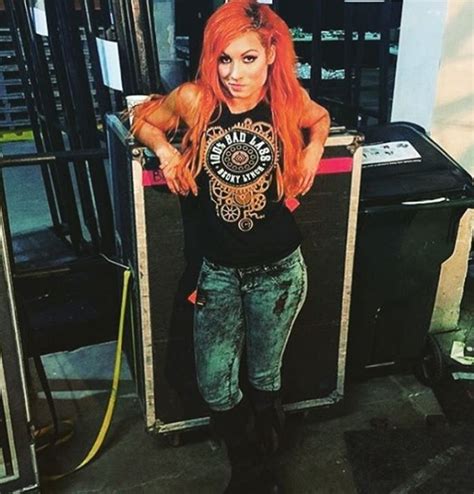 Becky Lynch Wwe Hot Redhead Boobs Hall Of Fame Smackdown Raw Jeans