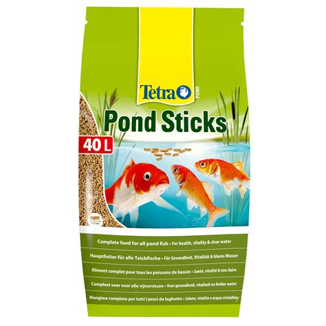 40 Litre 42kg 4200g Tetra Pond Sticks Floating Koi Fish Food Daily