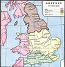 Old England Map Mercia