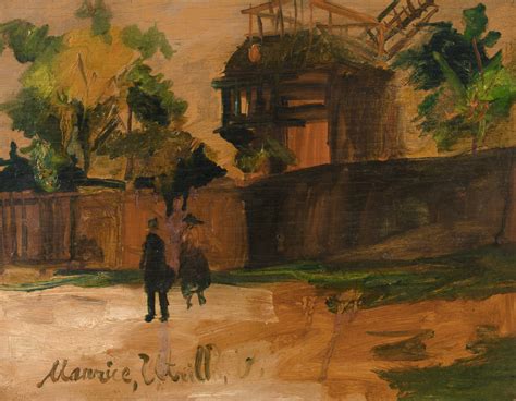 Maurice Utrillo Le Moulin De La Galette Art Impressionniste Et