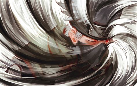 Download Wallpapers Kakashi Hatake Red Eye Konohagakures Hatake Clan