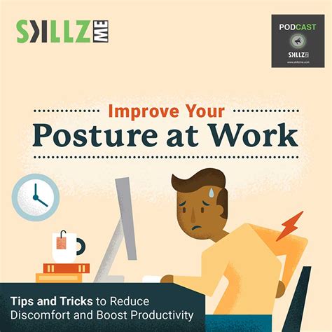 How To Improve Your Posture At Work Infographic Skillz Middle East