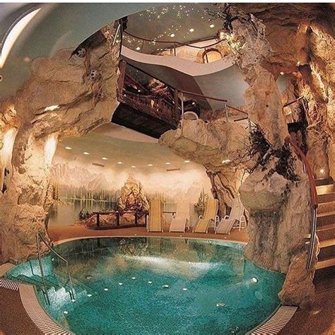 Indoor Cave Pool Via Mastersofluxury Luxury Pools Unusual