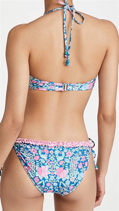 Shoshanna Halter Bikini Top With Ruffle SHOPBOP