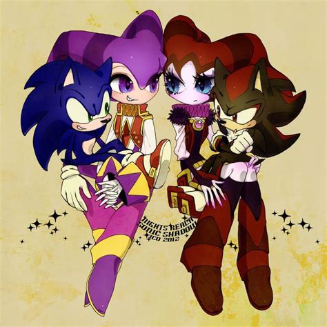 Nights And Reala From Nights Into Dreams With Sonic And Shadow From