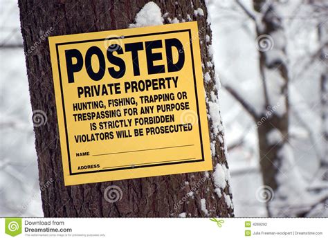 Posted: Private property stock photo. Image of property - 4269292