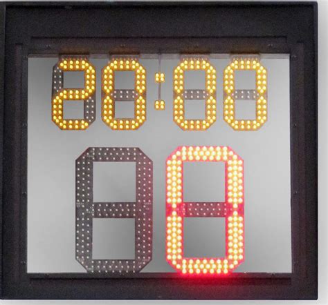 Shot Clock With Game Time Shots St Oes Scoreboards
