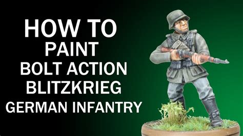 How To Paint Blitzkrieg German Infantry Warlord Games Bolt Action