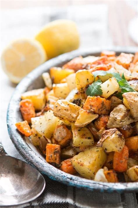 Some simple and elegant vegetable recipes to serve with the main course. Roasted Root Vegetable Side Dish | Recipe | Potato side ...