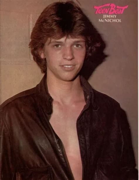 Jimmy Mcnichol Shirtless In Jacket Pinup Teen Beat Magazine Clippings Picture 400 Picclick