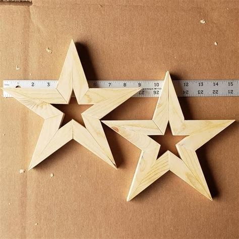 3d Wooden Star Qty Discounts Available Wooden Stars Wooden Wood