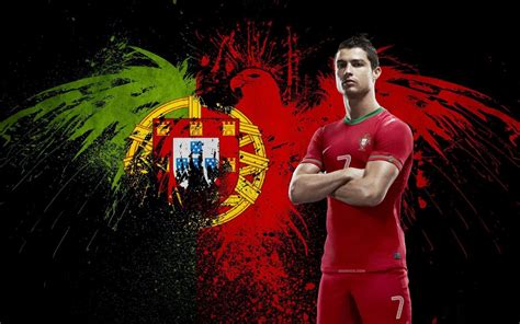 Descargar Fondos De Pantalla Cristiano Ronaldo Fan Art Euro 2016 Las