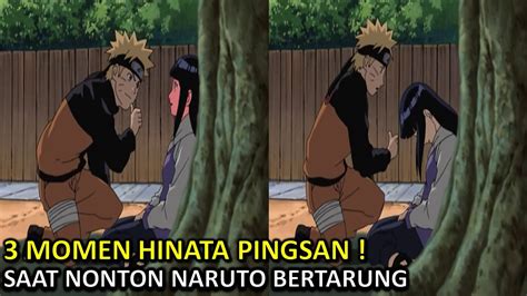 3 momen hinata pingsan saat naruto bertarung youtube