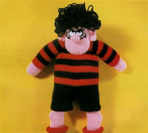 Dennis The Menace And Gnasher Toy Knitting Pattern Free Spirit