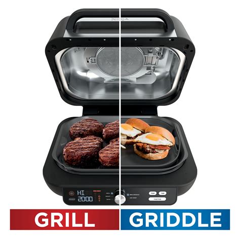 Ninja Foodi Xl Pro 5 In 1 Indoor Grill And Griddle With 4 Quart Air Fryer