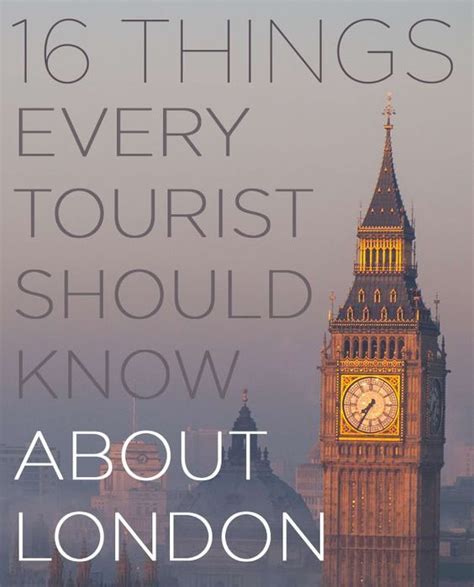 16 Things Londoners Want Tourists To Know London Eye London Town London England Oxford