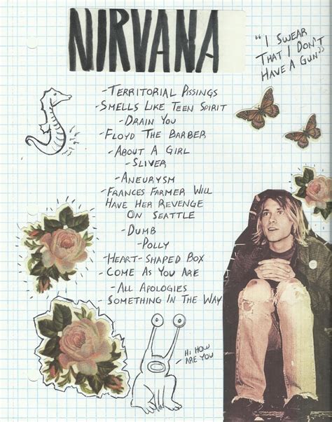 Pin By Haley Rose On Art Nirvana Band Nirvana Lyrics Nirvana